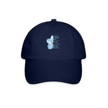 Vergissmeinnicht EinsatzVeteran BDV - Baseballkappe - Blau/Blau - Vorne