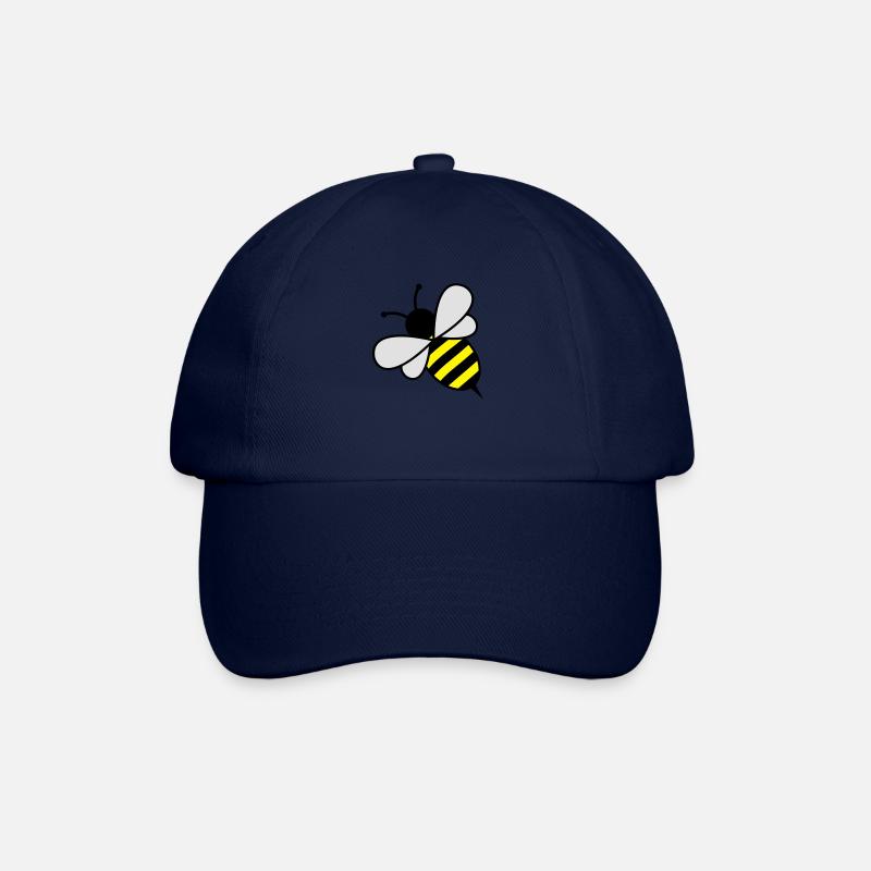 bee - Baseballkappe - Blau/Blau