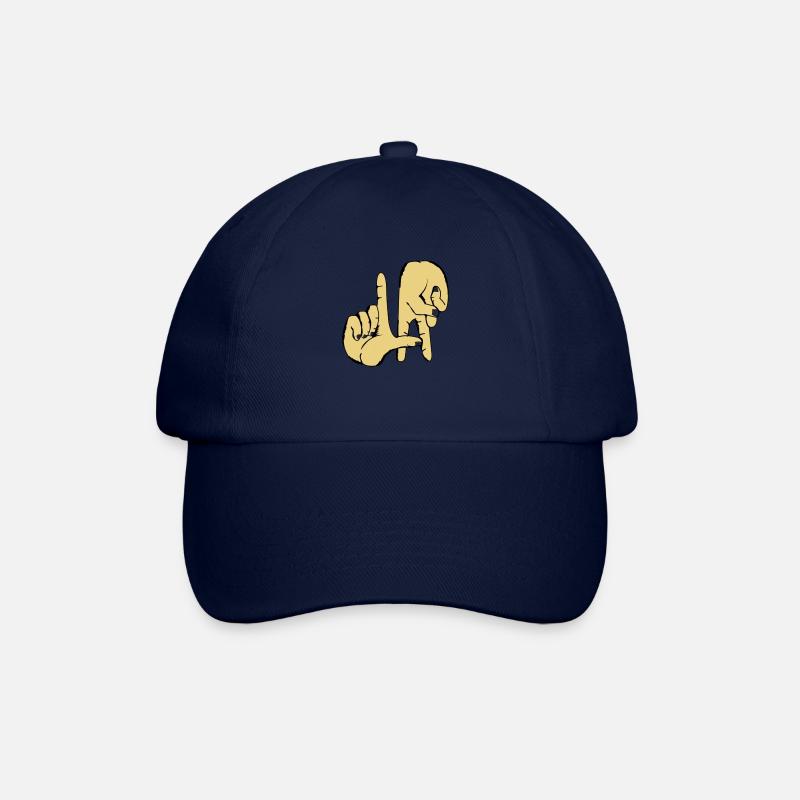 los_angeles_handzeichen_2 - Casquette classique - bleu/bleu