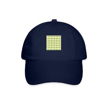 motif poire - Casquette classique - bleu/bleu - Devant