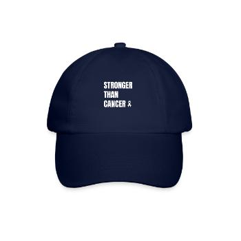 Plus fort que le cancer - Casquette classique - bleu/bleu - Devant
