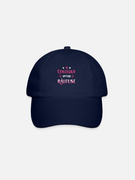 Collègue option râleuse. Cadeau collègue femme - Casquette classique - bleu/bleu