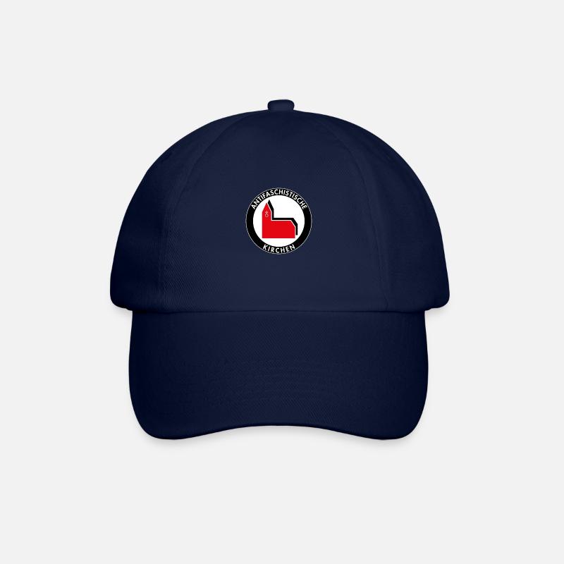 Antifaschistische Kirchen - Baseballkappe - Blau/Blau
