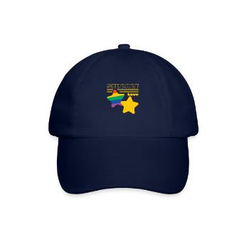 Support love - Baseball Cap - blue/blue - Front
