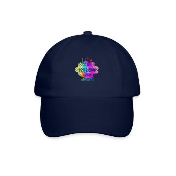 your dreams positive thoughts happy - Baseball Cap - blue/blue - Front