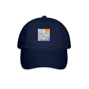 Enjoy your day - Baseballkappe - Blau/Blau - Vorne