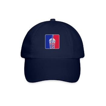 Thé à bulles rouge bleu - Casquette classique - bleu/bleu - Devant