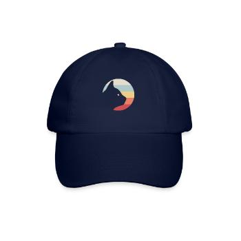 Katze - Baseballkappe - Blau/Blau - Vorne