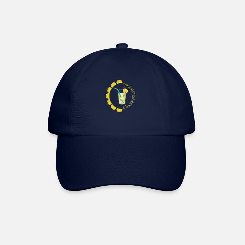 Summer vibes - Lemon Design - Baseball Cap - blue/blue