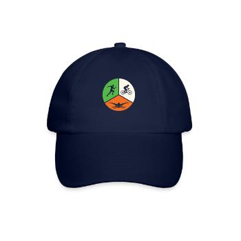 Natation Vélo Course à pied - Casquette classique - bleu/bleu - Devant