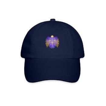 EEM = Erzengel Michael mit Schwert und Flügeln - Baseballkappe - Blau/Blau - Vorne