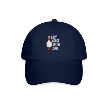 goose on the loose - Baseballkappe - Blau/Blau - Vorne