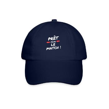 PRET POUR LE MATCH ! - Spécial édition - Casquette classique - bleu/bleu - Devant