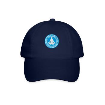 inhale exhale yoga Zitat - Baseballkappe - Blau/Blau - Vorne