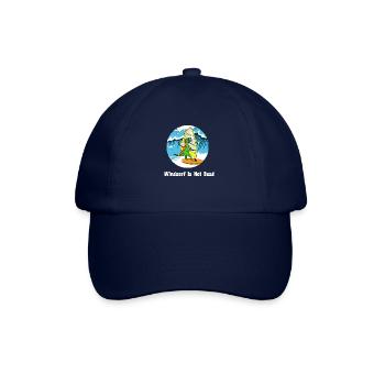 Wellenuntersetzer weiß - Baseballkappe - Blau/Blau - Vorne