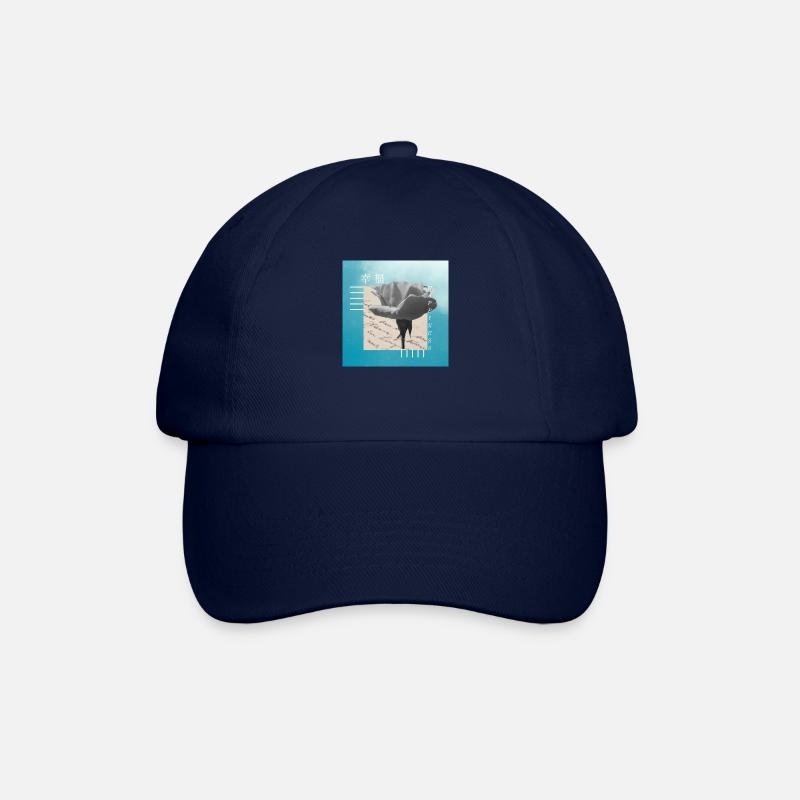Japonais - Casquette classique - bleu/bleu