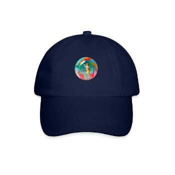 venus in der seifenblase - Baseballkappe - Blau/Blau - Vorne
