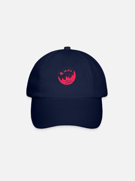 Frohe Weihnachten Weihnachten Weihnachten Urlaub Winter Santa Nordic - Baseballkappe - Blau/Blau