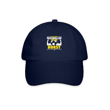Die besten Fußballer heißen Horst - Baseballkappe - Blau/Blau - Vorne