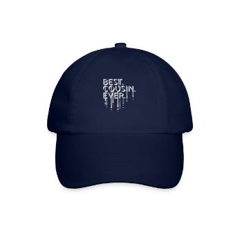 best cousin ever Zitat - Baseballkappe - Blau/Blau - Vorne