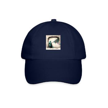 Child Bubble Gun Street Art - Baseball Cap - blue/blue - Front