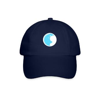 Mignon dessin animé représentation de la planète Terre 10 - Casquette classique - bleu/bleu - Devant