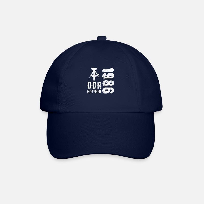 DDR 1986 Edition Geschenk - Baseballkappe - Blau/Blau