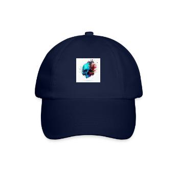 Crane abstrait n°3 - Casquette classique - bleu/bleu - Devant