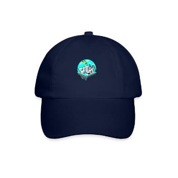 Paysage futuriste - Casquette classique - bleu/bleu - Devant