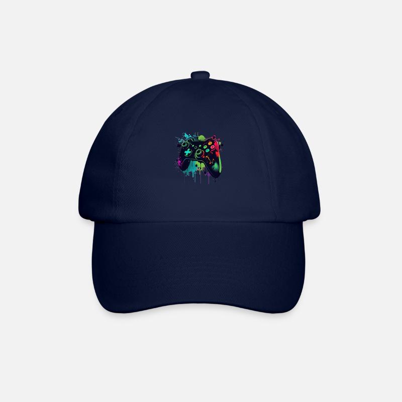Game ON - Baseballkappe - Blau/Blau