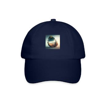 Landscape of the World n°2 - Baseball Cap - blue/blue - Front