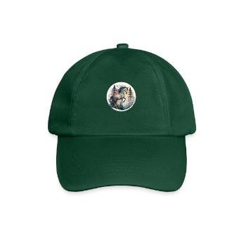 Camouflaged unicorn - Baseball Cap - bottle green - Front