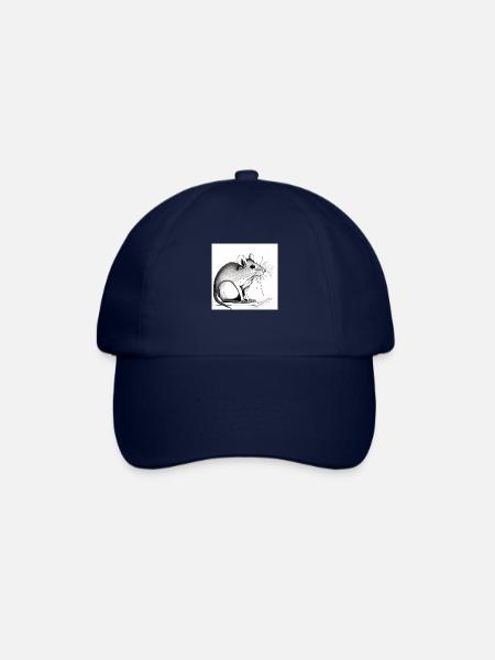 Ratte - Baseballkappe - Blau/Blau