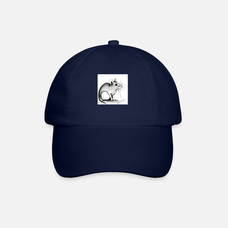 Ratte - Baseballkappe - Blau/Blau