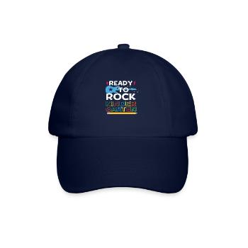 Ready To Rock Kindergarten - Baseballkappe - Blau/Blau - Vorne