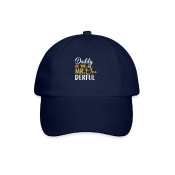 Daddy Of Mr. One Derful - Baseballkappe - Blau/Blau - Vorne