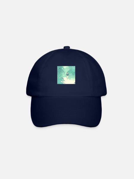 In the Jungle - Baseballkappe - Blau/Blau
