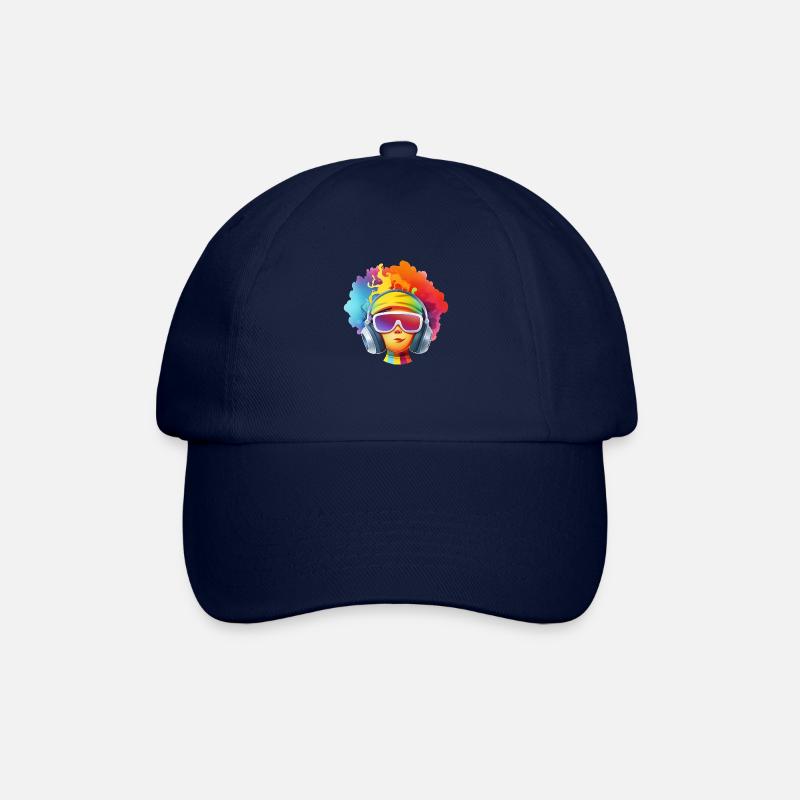 izup2u Disco Summer Girl - Baseballkappe - Blau/Blau