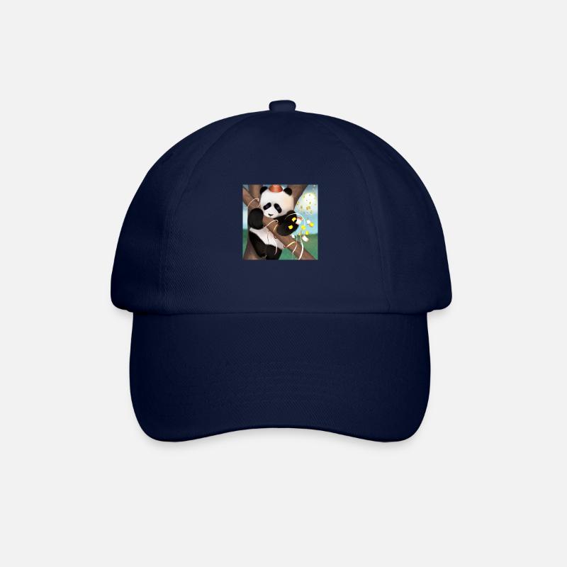 Party Panda - Baseball Cap - blue/blue