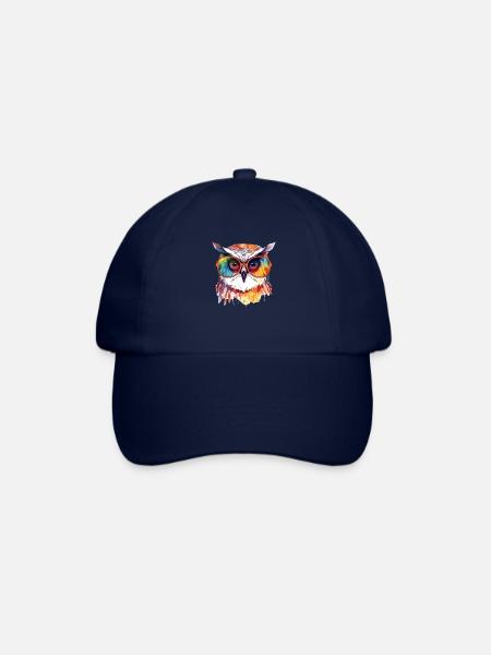 Chouchou die Brilleneule - Baseballkappe - Blau/Blau
