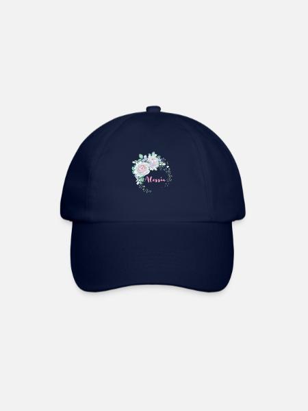 Für Alessia - Baseballkappe - Blau/Blau