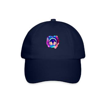 Headphones Singer Singing Musician Gamer Listen to music - Baseball Cap - blue/blue - Front