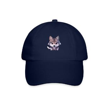 Kleiner wolf - Baseballkappe - Blau/Blau - Vorne