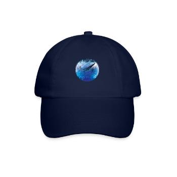Baleine bleue - Casquette classique - bleu/bleu - Devant