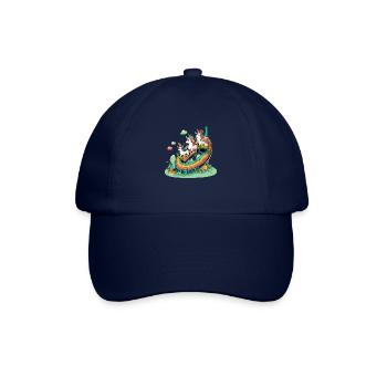 Unicorns in rainbow land - Baseball Cap - blue/blue - Front