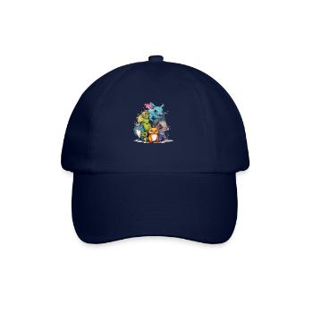 Les streums n°2 - Casquette classique - bleu/bleu - Devant