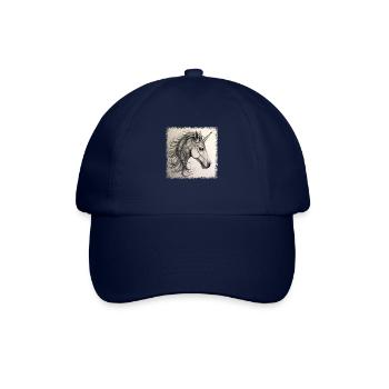 humor awesome joke farting unicorn - Baseball Cap - blue/blue - Front