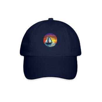 Sailing Sailboat Sailing Sailing Sailing Ship - Baseball Cap - blue/blue - Front