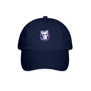 "Cosmic Kitty: Adorable Space Float" - Baseballkappe - Blau/Blau - Vorne
