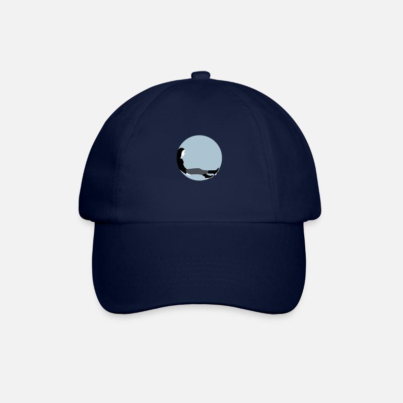 Blase - Baseballkappe - Blau/Blau